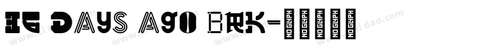 36 days ago BRK字体转换